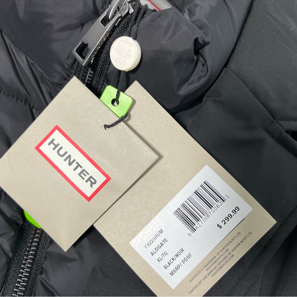 Hunter Aldgate Insulated Water & Windresitant Blazer Twofer Jacket - Black - Picture 16 of 16